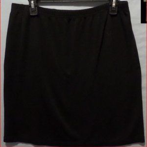 J JILL Black Skirt large